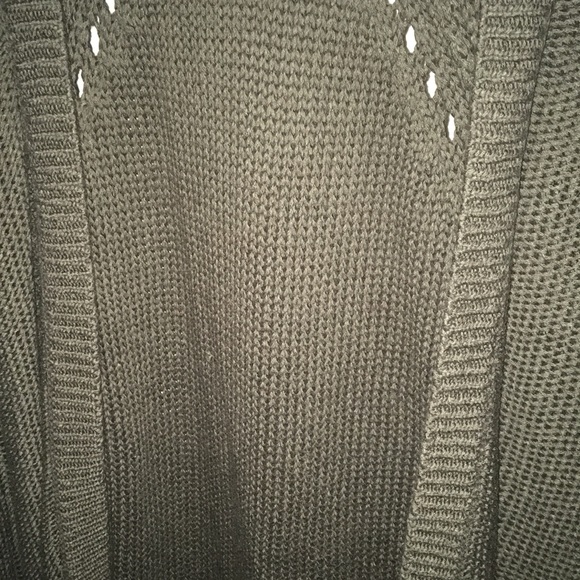 H&M army green cardigan - Picture 3 of 5